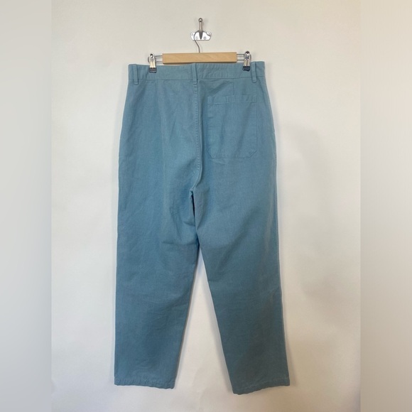 Flannel Australia Size 3 Blue Button Fly Pant - Picture 7 of 15
